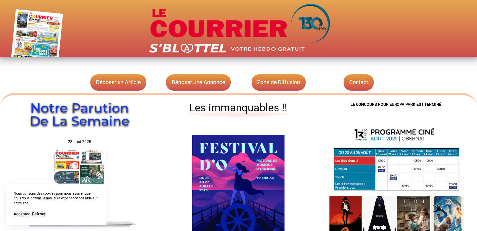 LE COURRIER S'BLATTEL