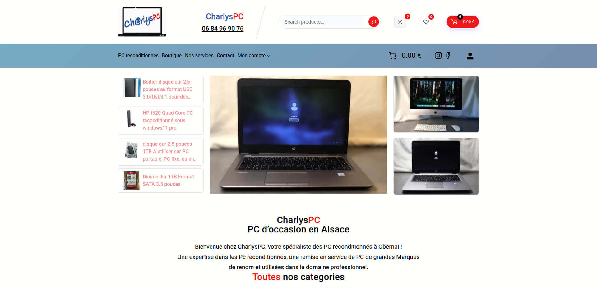 PC reconditionnés CharlysPC