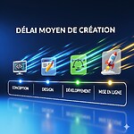 délai moyen pour la création d'un site