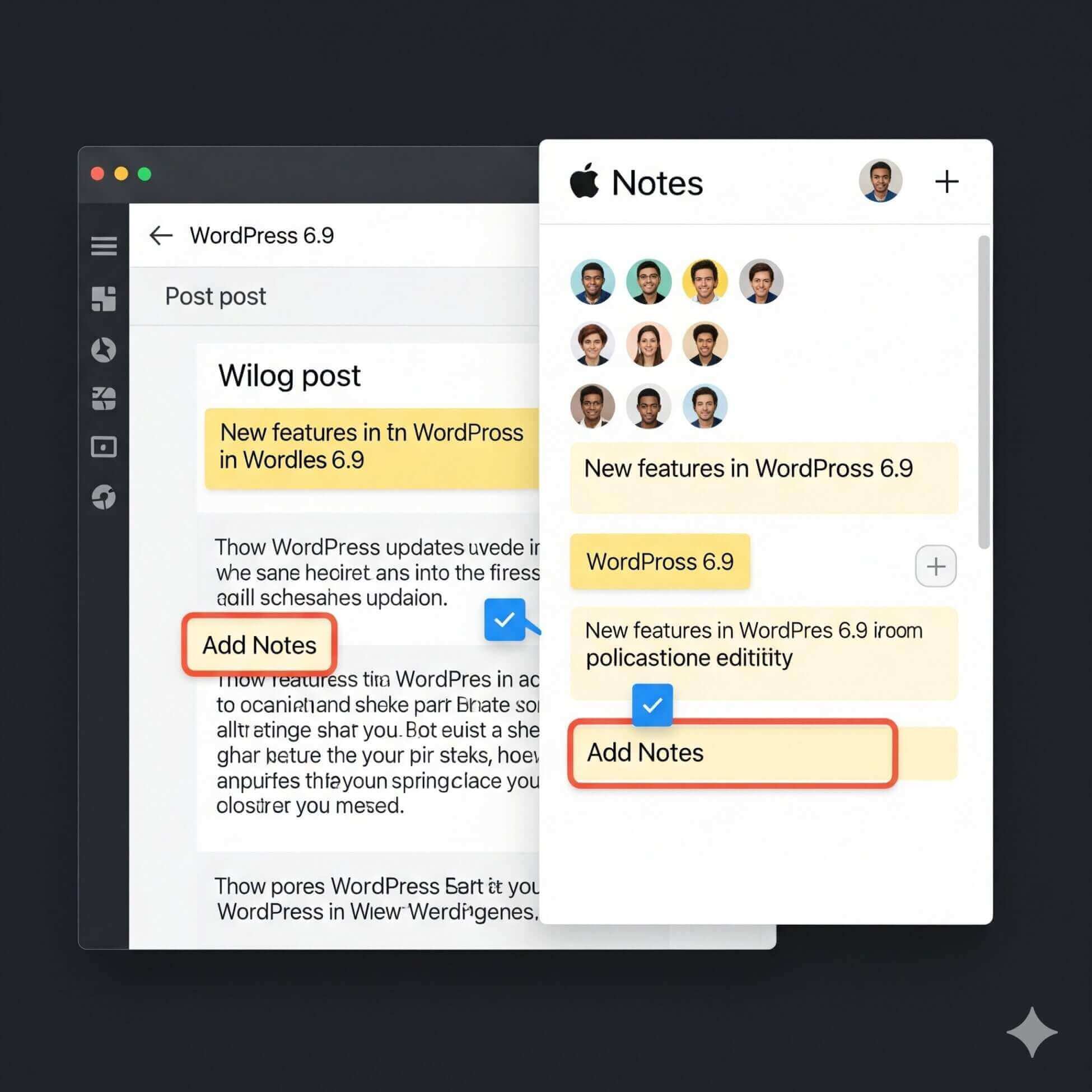 WordPress 6.9 : Il est temps de quitter Elementor (et voici pourquoi) 2 La collaboration native dans wordpress