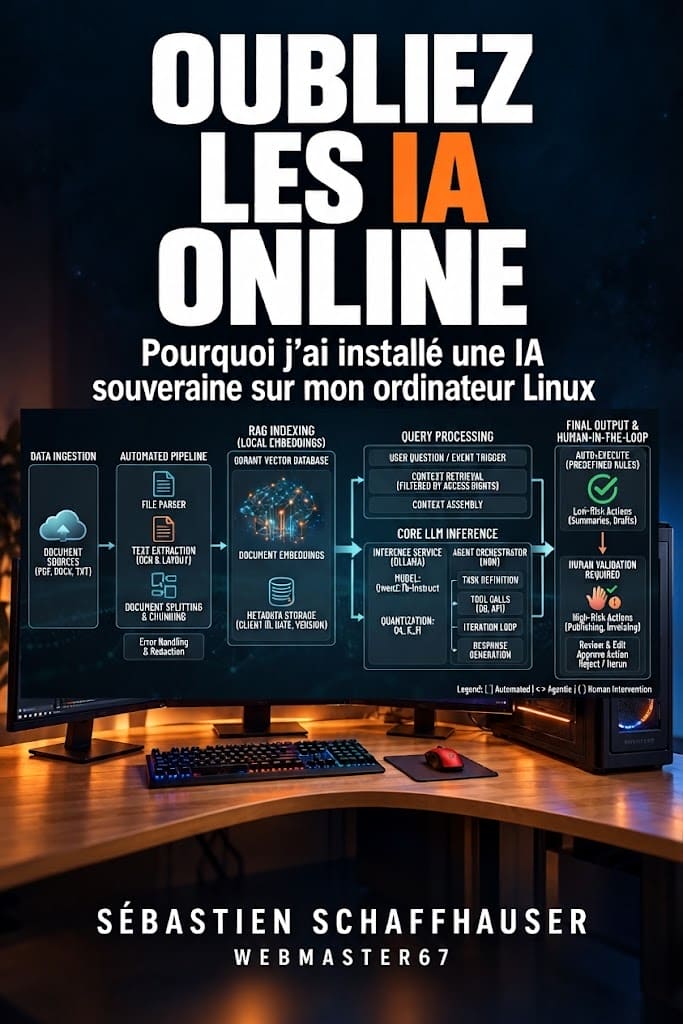 La Librairie : Guides Premium & Protocoles WordPress 2 Oubliez les IA online : Pourquoi j'ai installé une IA souveraine sur mon ordinateur Linux (et pourquoi vous devriez le faire)